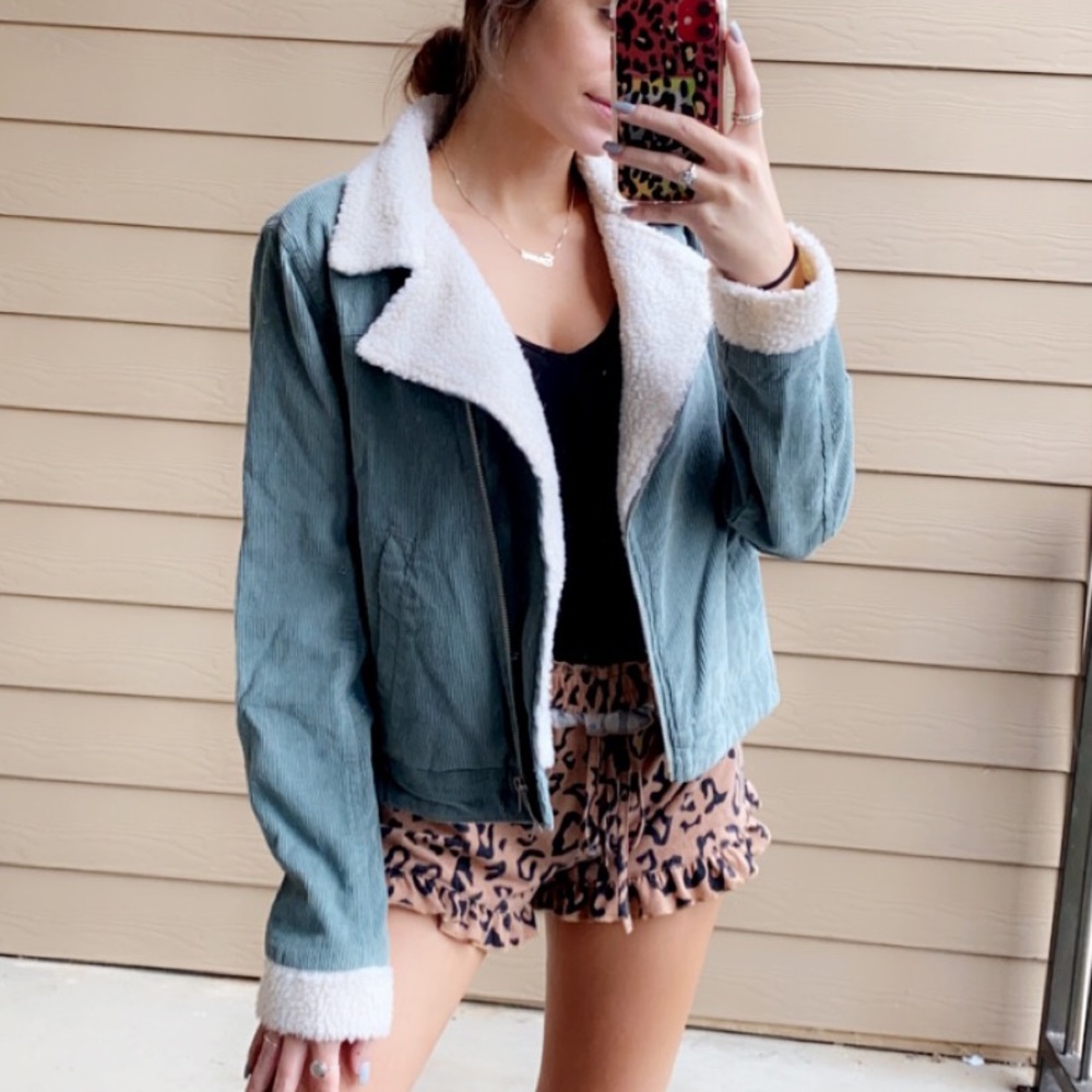 Fuzzy Lined Jacket